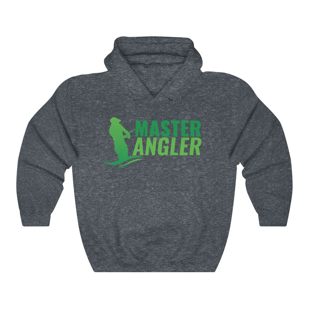 Master Angler Hoodie Green Logo