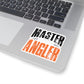 Michigan Master Angler Square Sticker - Orange