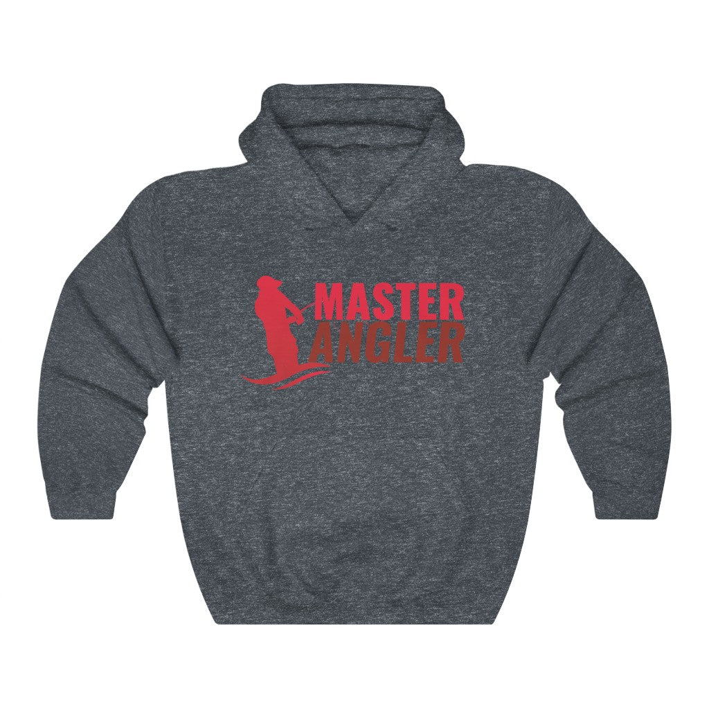 Master Angler Hoodie Red Logo