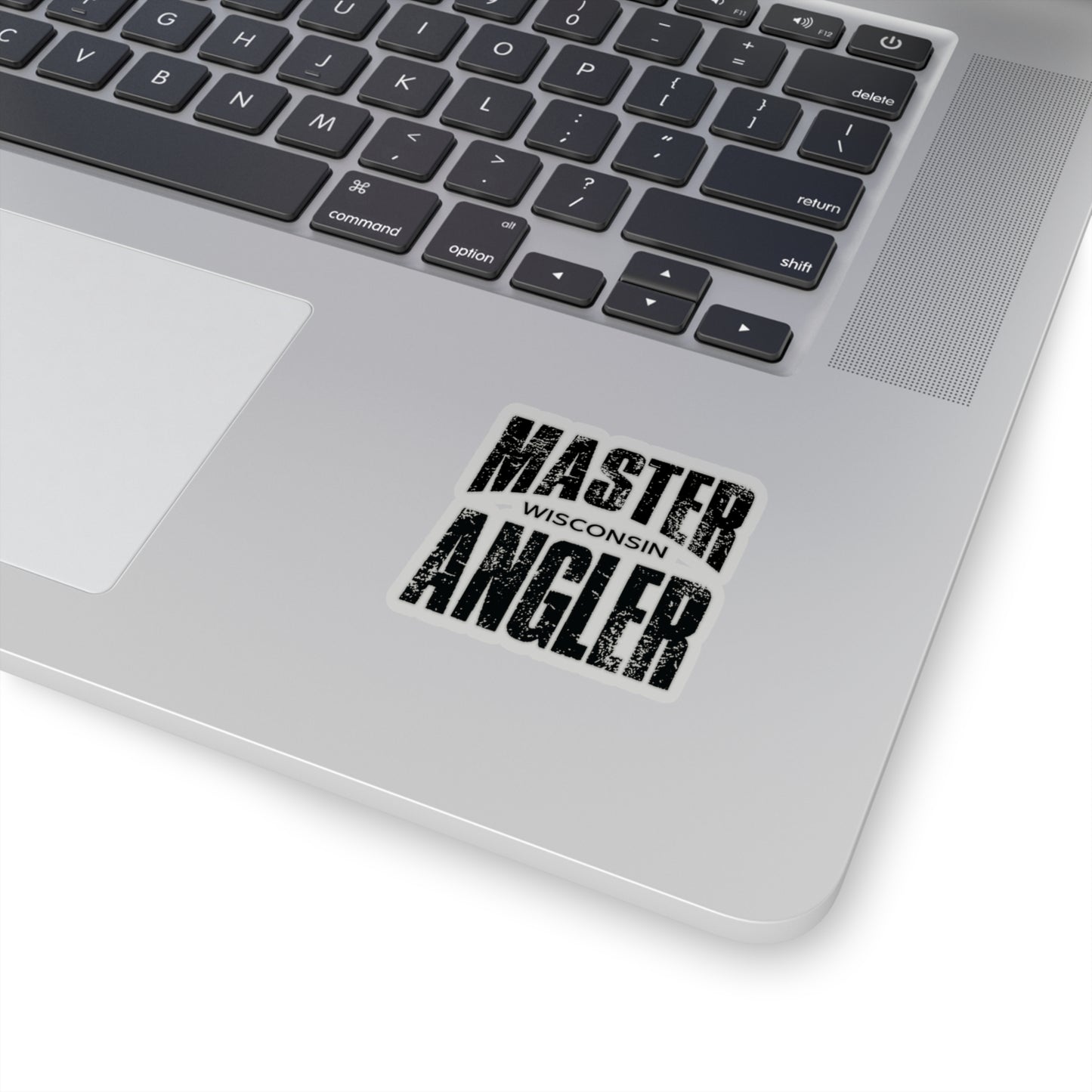 Wisconsin Master Angler Sticker - BLACK