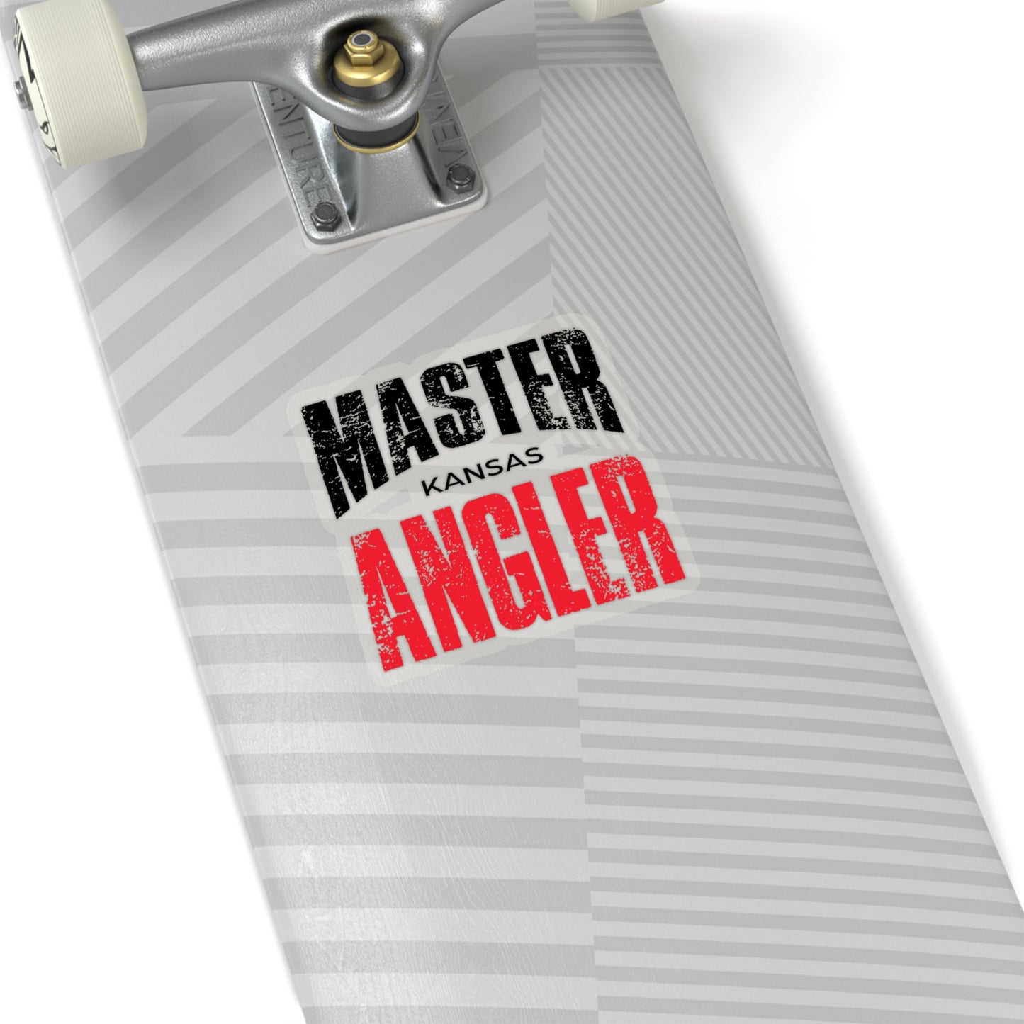 Kansas Master Angler Sticker - RED