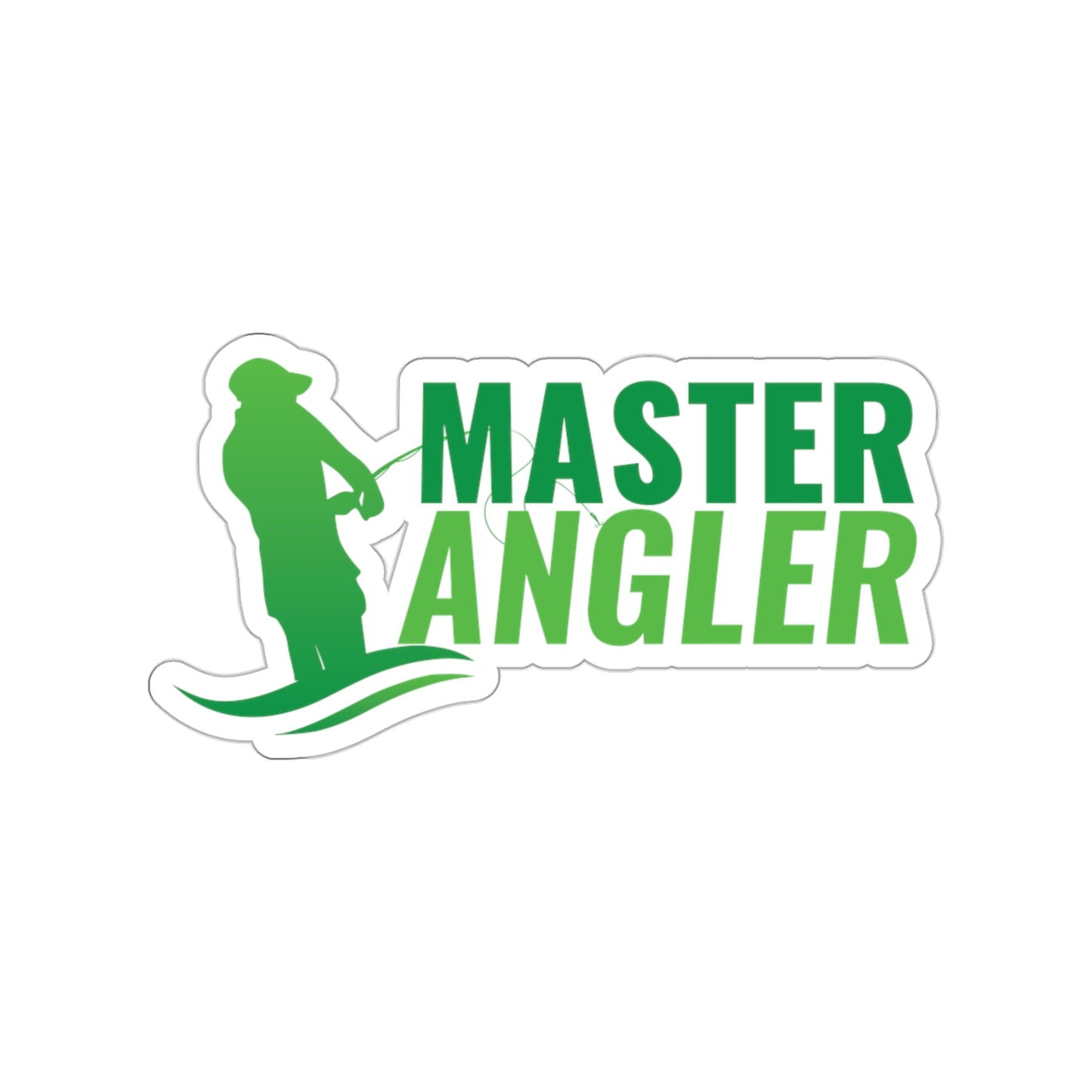 Master Angler Sticker - Green