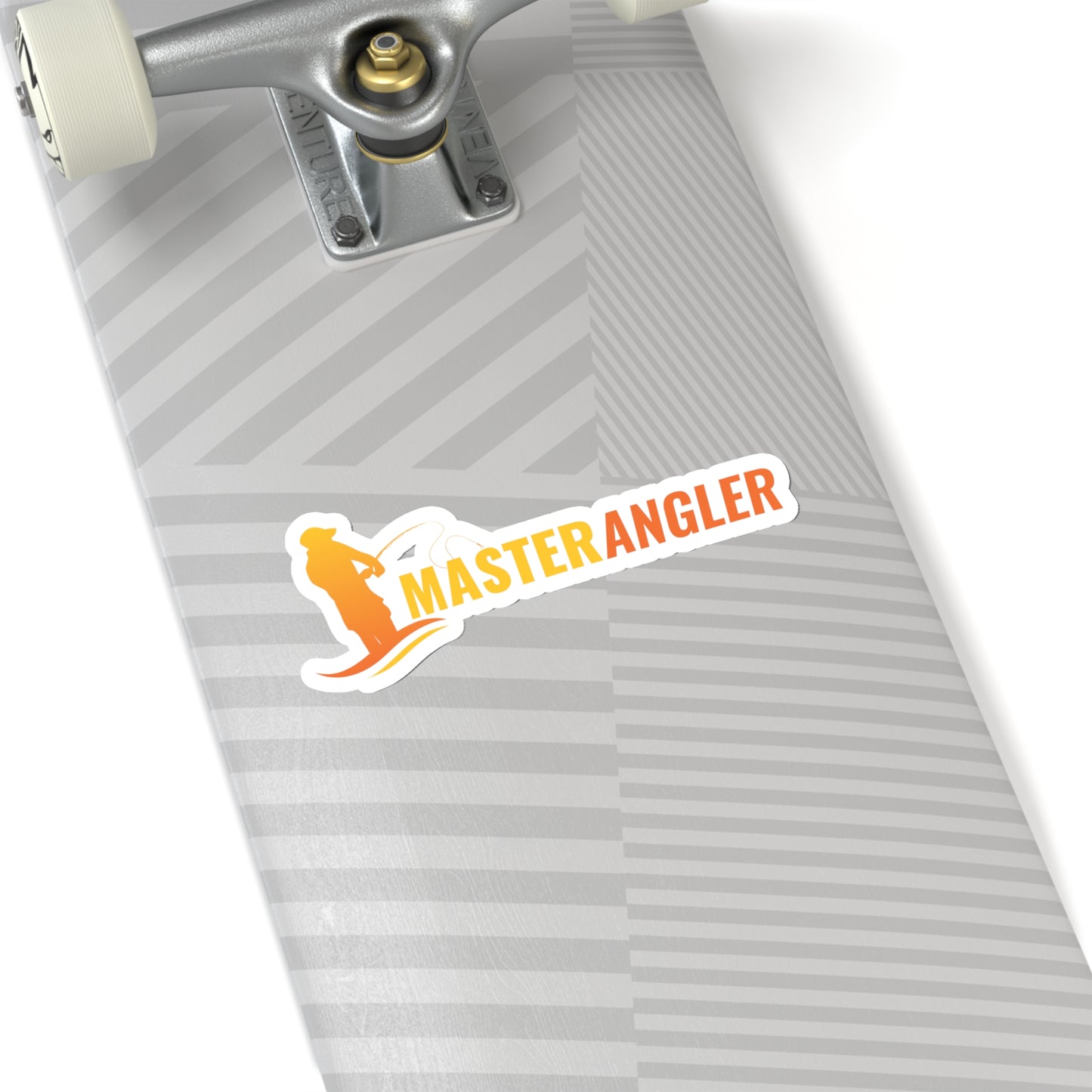 Master Angler Sticker Long - Orange