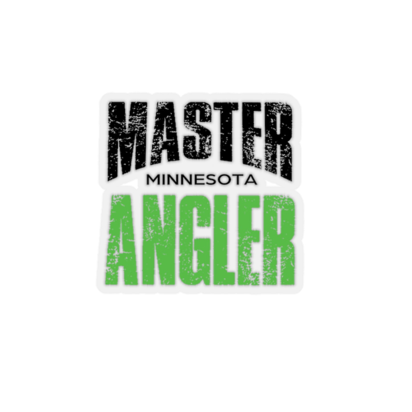 Minnesota Master Angler Sticker - GREEN