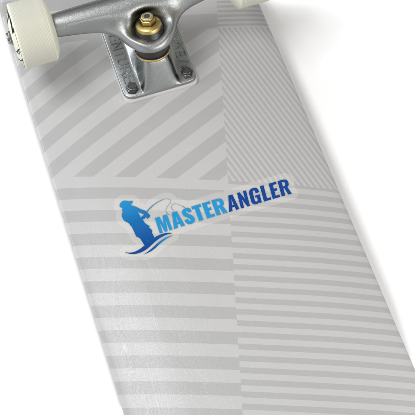 Master Angler Sticker Long - Blue