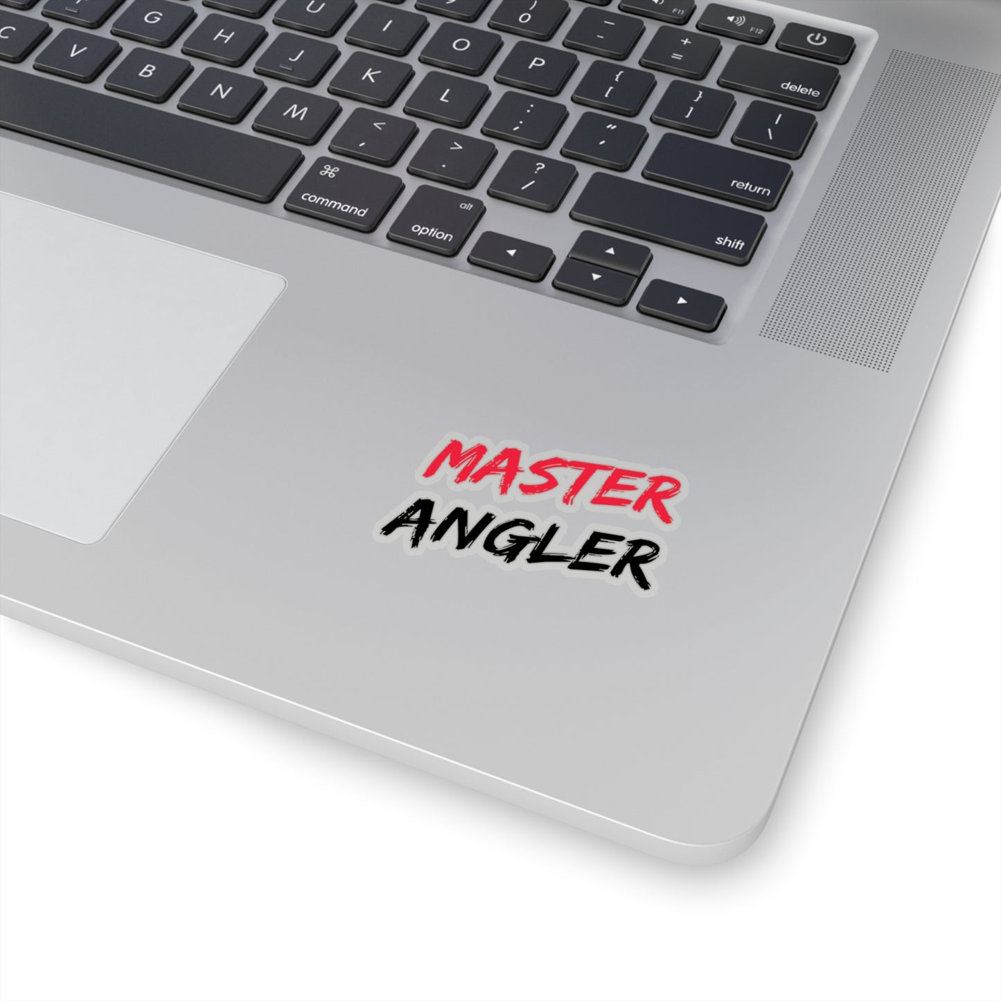 Master Angler Sticker - Red & Black