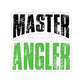 Michigan Master Angler Square Sticker - Green