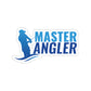 Master Angler Sticker - Blue