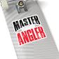 Michigan Master Angler Square Sticker - Red