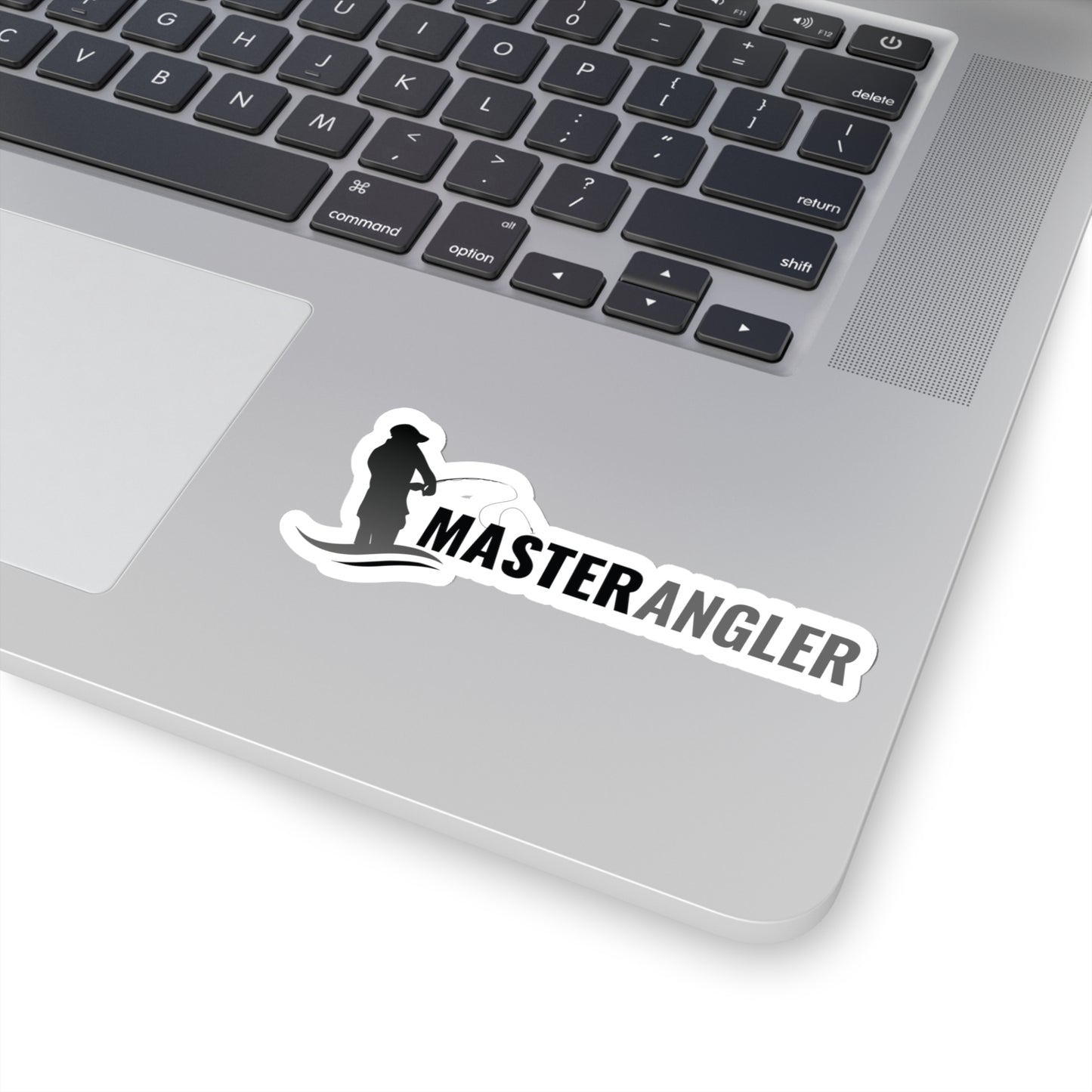 Master Angler Sticker Long - Black