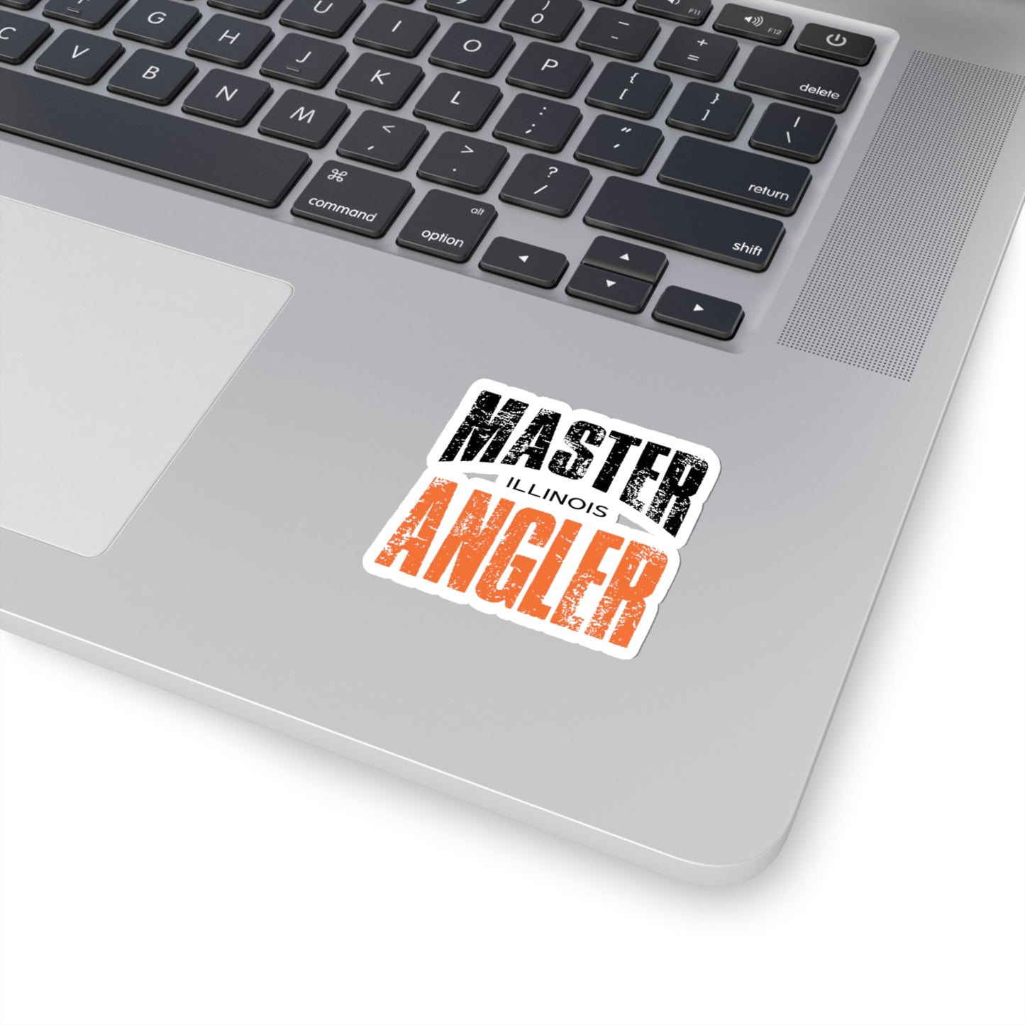 Copy of Illinois Master Angler Sticker - ORANGE