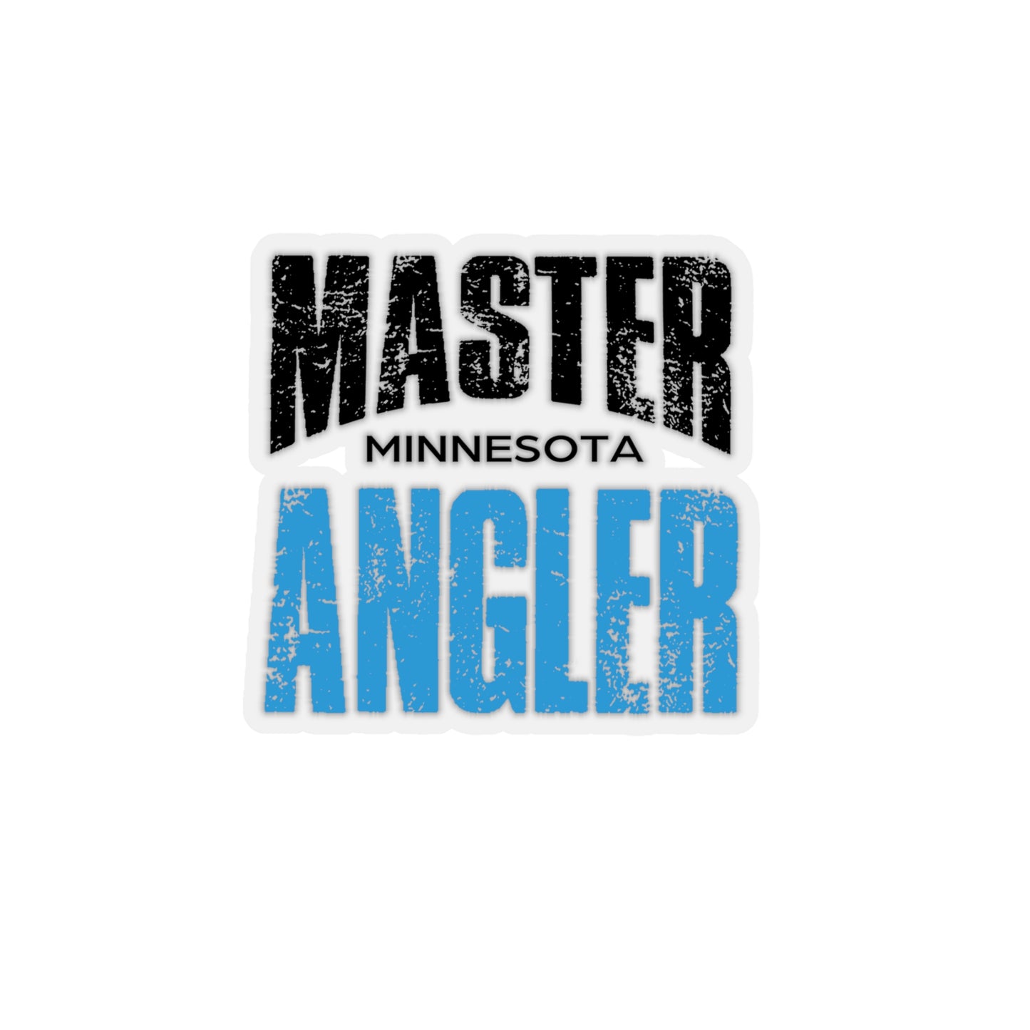 Minnesota Master Angler Sticker - BLUE