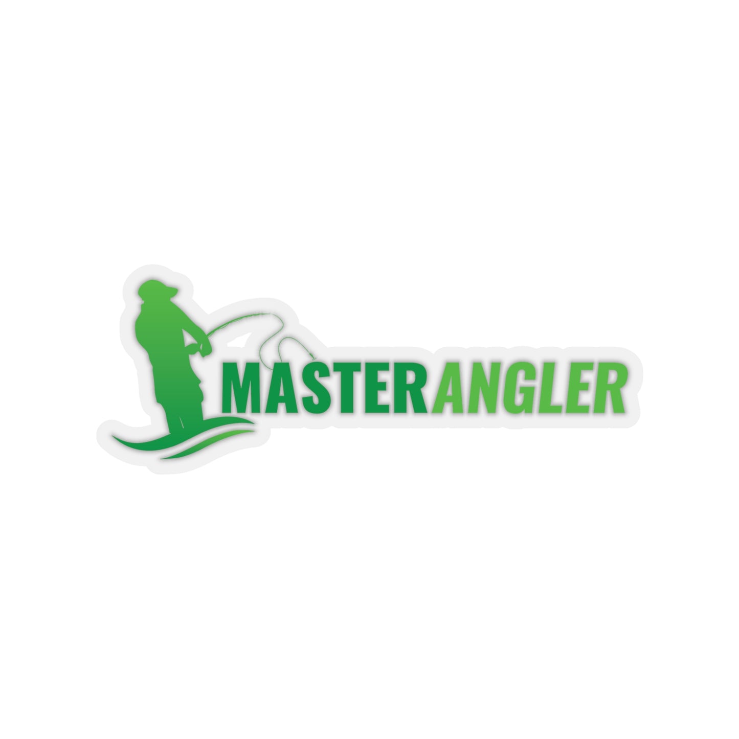 Master Angler Sticker Long - Green