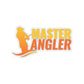 Master Angler Sticker - Orange