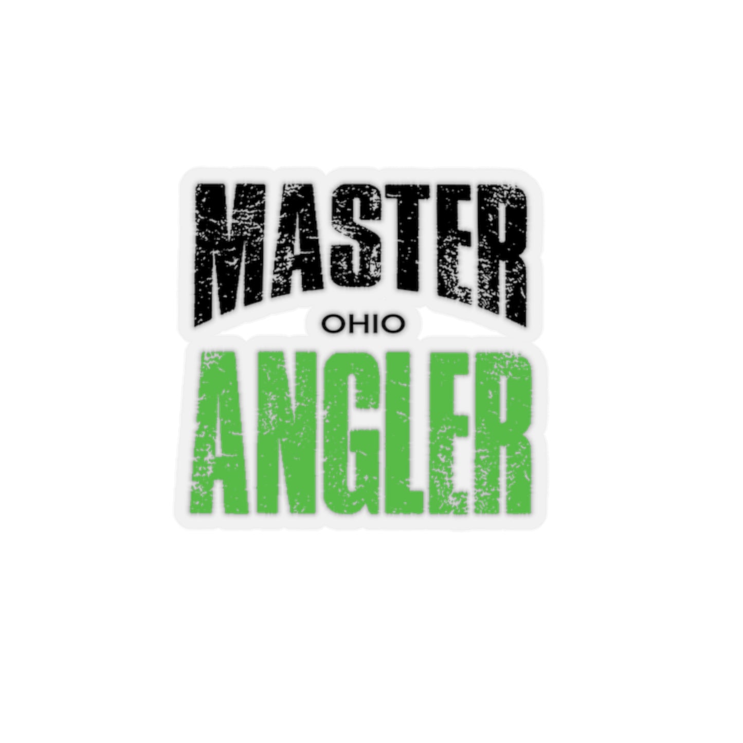 Ohio Master Angler Sticker - GREEN