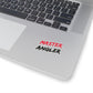 Master Angler Sticker - Square Red