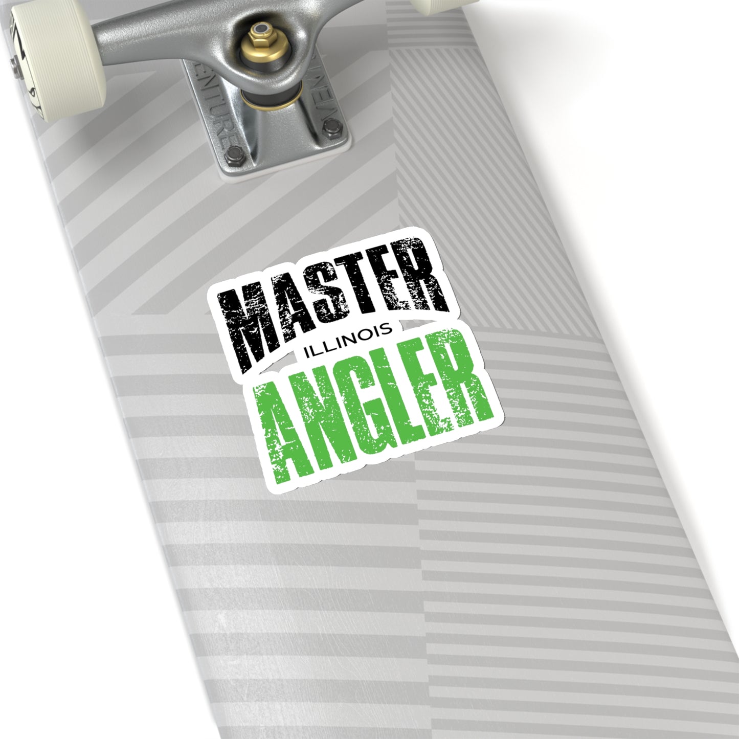 Illinois Master Angler Sticker - GREEN