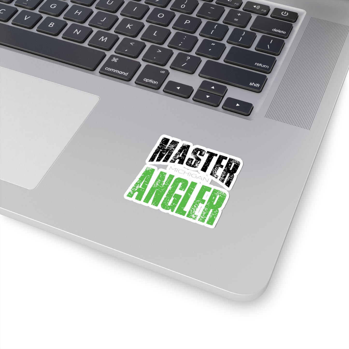 Michigan Master Angler Square Sticker - Green