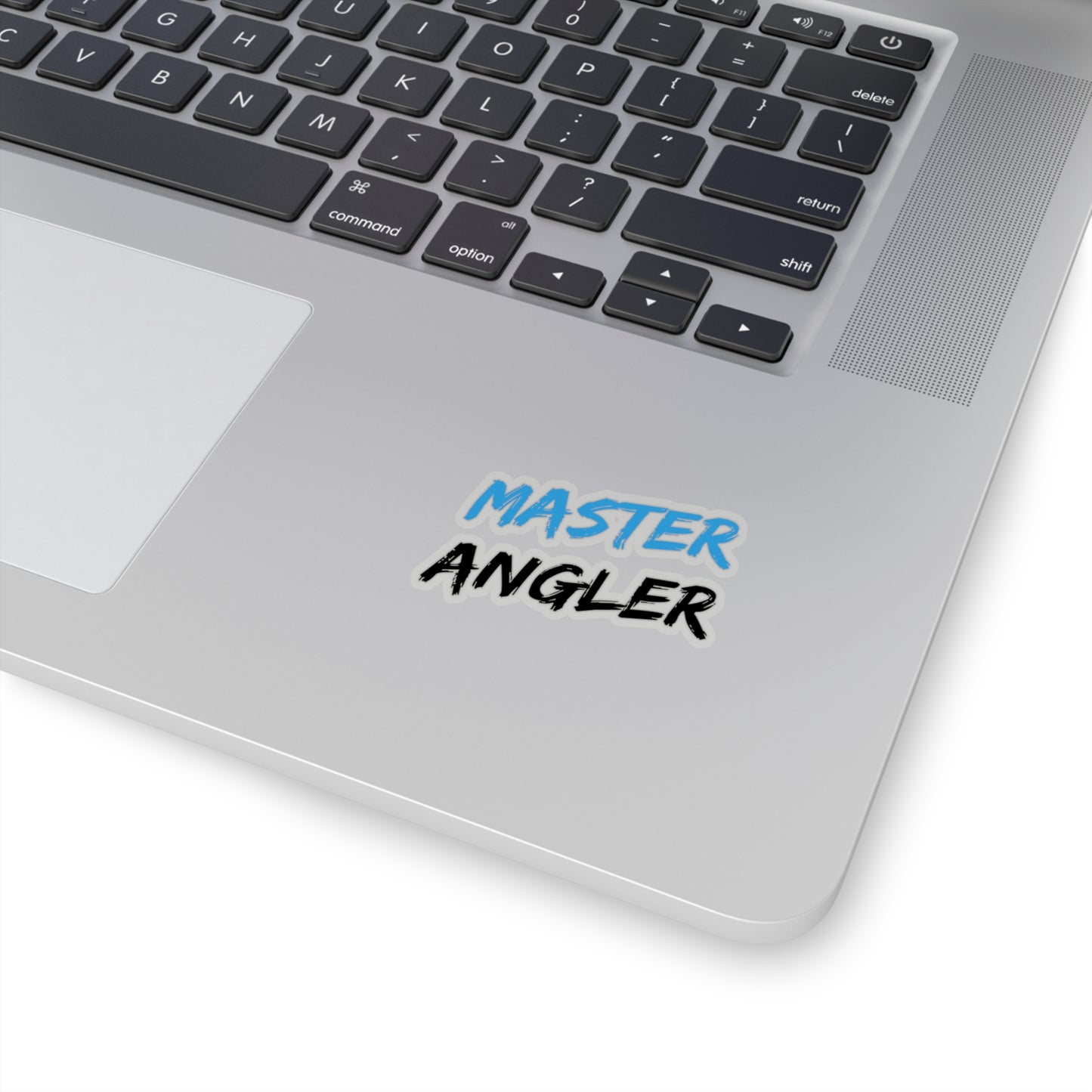 Master Angler Blue & Black Stickers