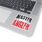 Michigan Master Angler Square Sticker - Red