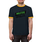 Master Angler Unisex Ringer Tee - Green Slash Logo