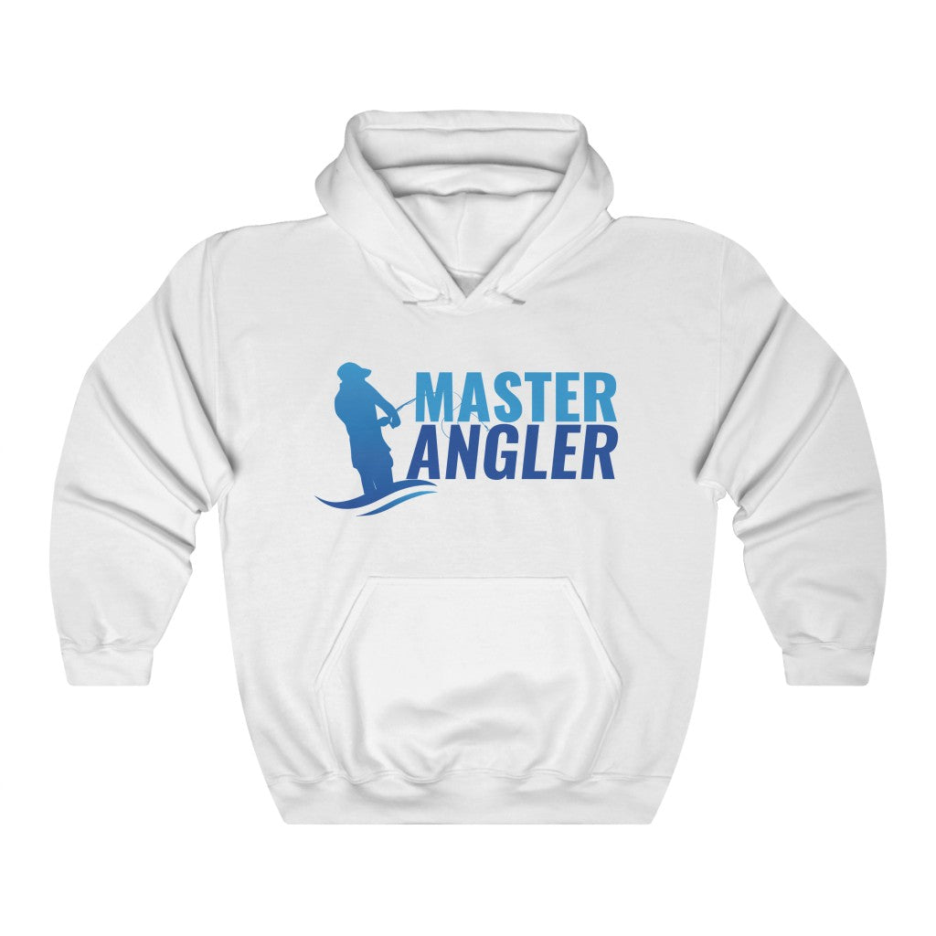 Master Angler Hoodie Blue Logo