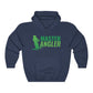 Master Angler Hoodie Green Logo