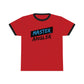 Master Angler Unisex Ringer Tee - Blue Slash Logo