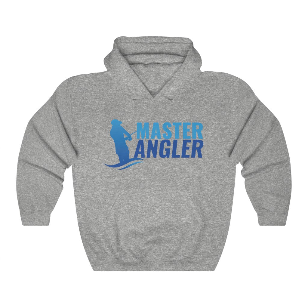 Master Angler Hoodie Blue Logo